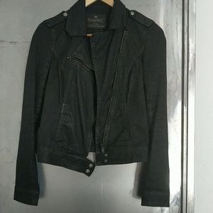 Zara Moto Jacket Denim